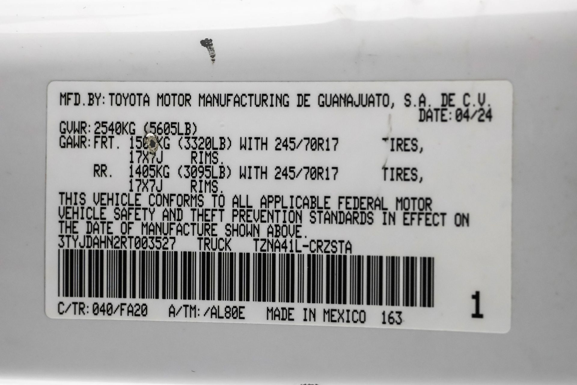 Used 2024 Toyota Tacoma SR RWD image 44