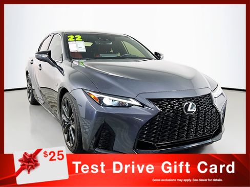 Used 2022 Lexus IS 350 F Sport w/ Navigation Package RWD image 1