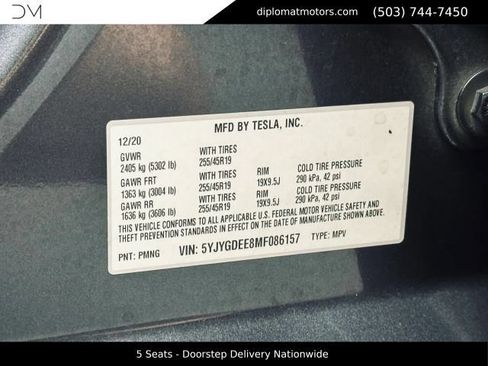 Used 2021 Tesla Model Y Long Range AWD/4WD image 44