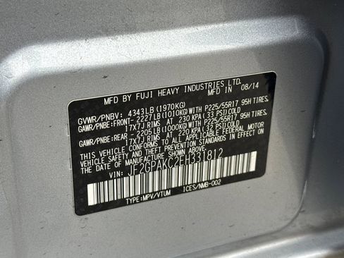 Used 2014 Subaru Crosstrek 2.0i Limited image 21