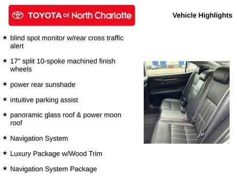 Used 2018 Lexus ES 350 w/ Luxury Package w/Wood Trim FWD image 5