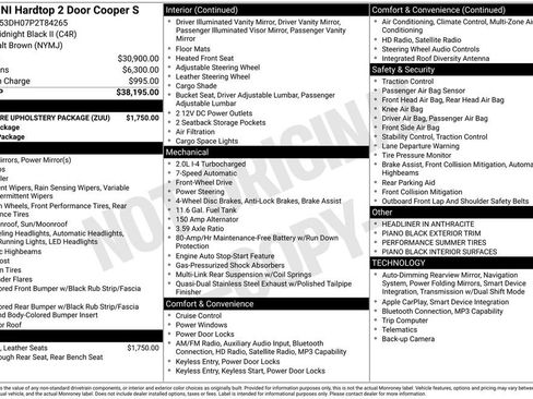 Used 2023 MINI Cooper S w/ Signature Upholstery Package FWD image 29