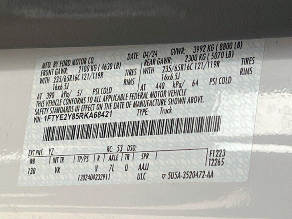 Used 2024 Ford Transit 150 Low Roof AWD image 27