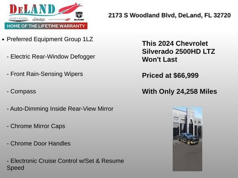 Used 2024 Chevrolet Silverado 2500 LTZ w/ LTZ Premium Package AWD/4WD image 4
