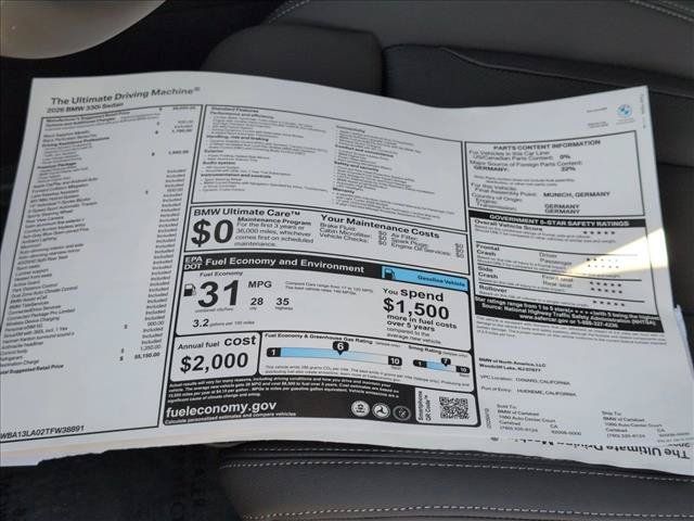Used 2026 BMW 330i Sedan w/ Premium Package RWD image 17