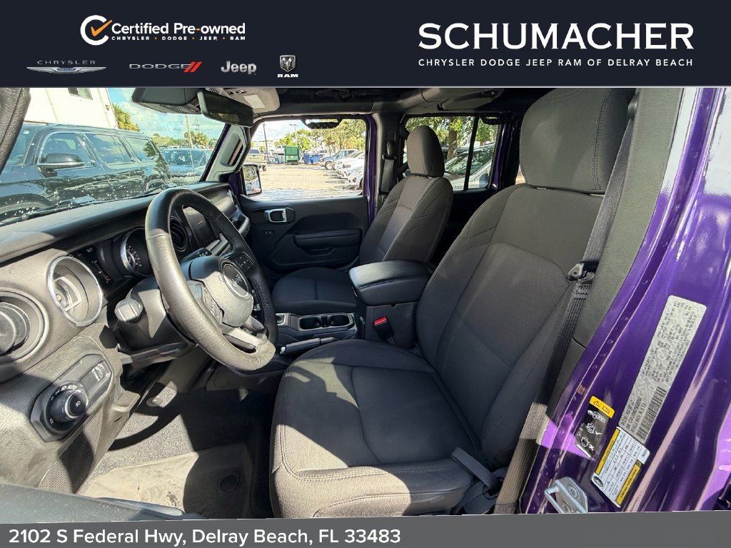 Certified 2023 Jeep Wrangler Unlimited Sport AWD/4WD image 12