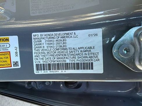 New 2026 Honda Accord Touring image 34