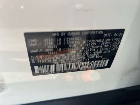 Certified 2024 Subaru Outback Touring AWD/4WD image 35