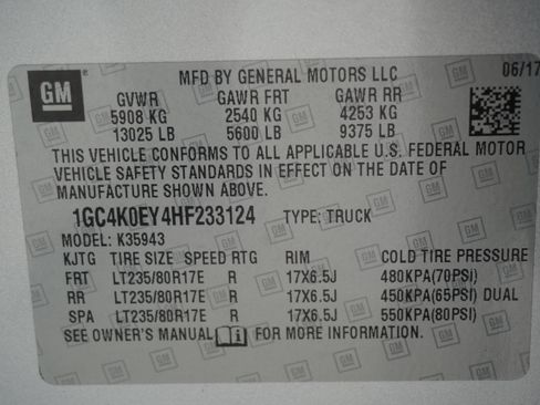 Used 2017 Chevrolet Silverado 3500 LTZ w/ Duramax Plus Package AWD/4WD image 34