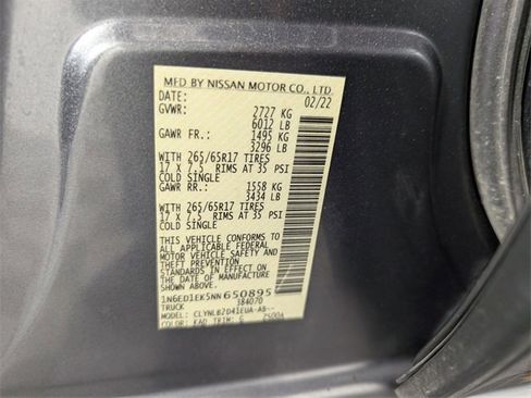 Used 2022 Nissan Frontier SV w/ Technology Package image 31