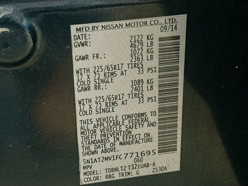 Used 2015 Nissan Rogue SV w/ SV Premium Package image 31