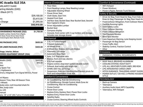 Used 2023 GMC Acadia SLE w/ Driver Convenience Package image 40