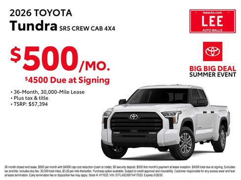 New 2026 Toyota Tundra 1794 Edition AWD/4WD image 4