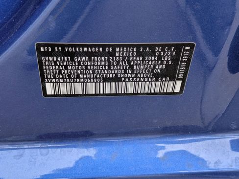 Certified 2024 Volkswagen Jetta SEL FWD image 38