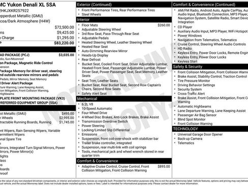 Used 2019 GMC Yukon XL Denali w/ Open Road Package image 42