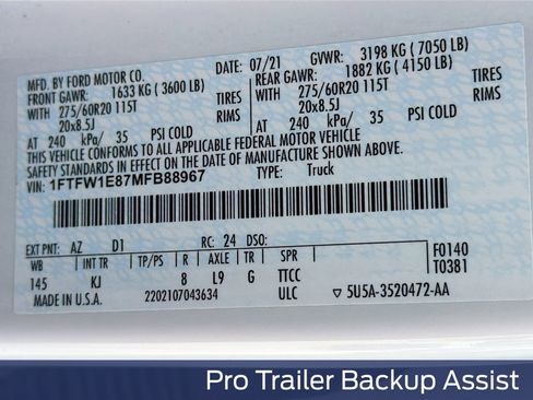 Used 2021 Ford F150 King Ranch w/ Equipment Group 601A High AWD/4WD image 38