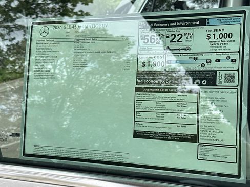 New 2026 Mercedes-Benz GLE 450e 4MATIC image 30