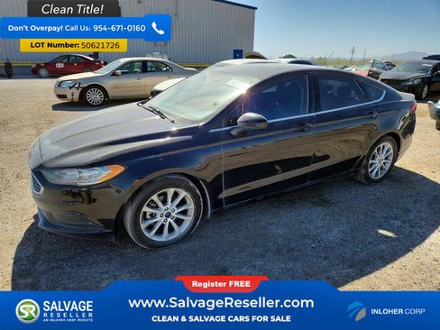 Used 2017 Ford Fusion SE w/ Fusion SE Technology Package FWD image 1