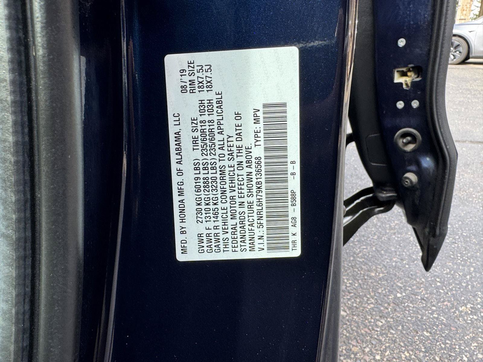 Used 2019 Honda Odyssey EX-L image 34