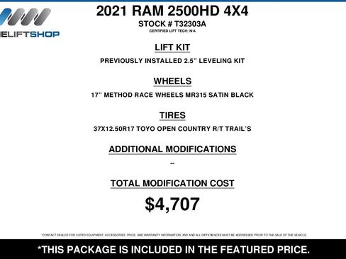 Used 2021 RAM 2500 Laramie w/ Night Edition AWD/4WD image 2