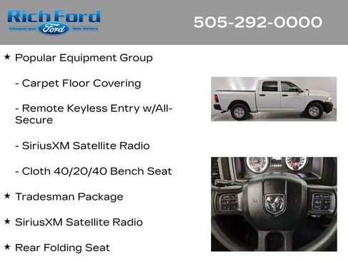 Used 2023 RAM 1500 Tradesman w/ Popular Equipment Group RWD image 22