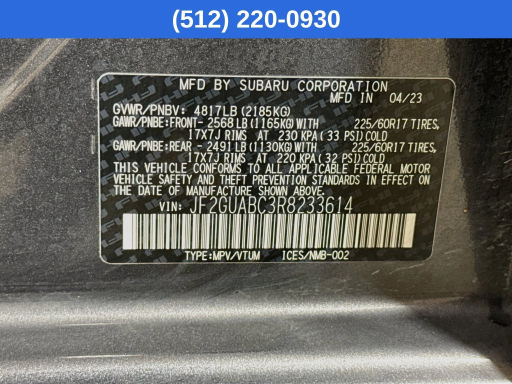 Used 2024 Subaru Crosstrek 2.0i AWD/4WD image 39