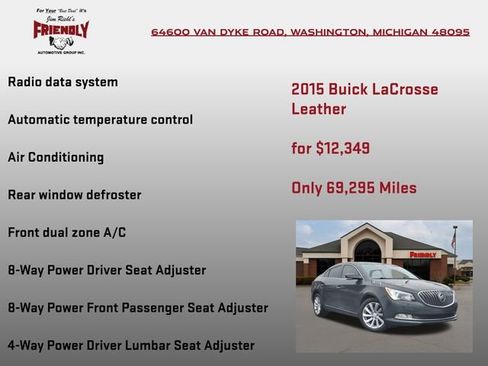 Used 2015 Buick LaCrosse Leather image 10