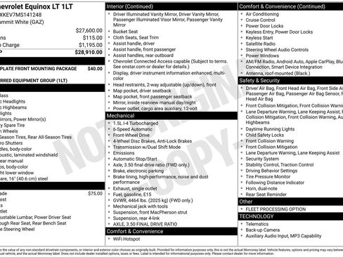 Used 2021 Chevrolet Equinox LT FWD image 3