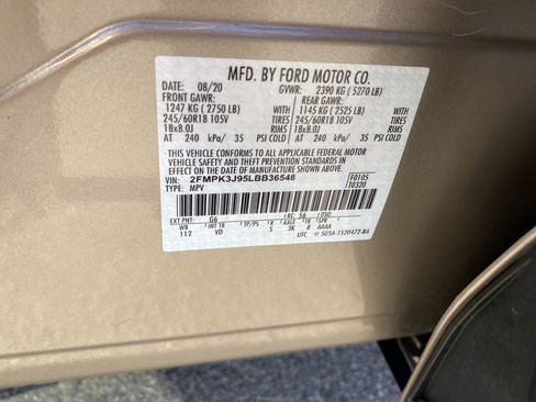 Used 2020 Ford Edge SEL w/ Convenience Package image 28