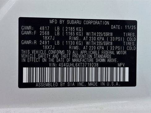 New 2026 Subaru Crosstrek 2.5i Limited image 30