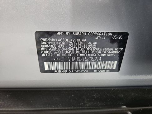 New 2026 Subaru WRX Premium w/ Accessory Package #2 AWD/4WD image 29