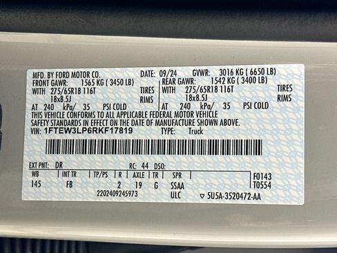 Used 2024 Ford F150 XLT w/ Equipment Group 302A MID AWD/4WD image 39