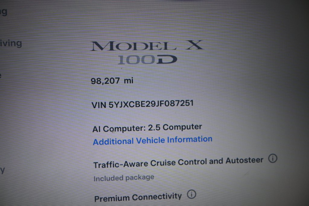 Used 2018 Tesla Model X 100D AWD/4WD image 15