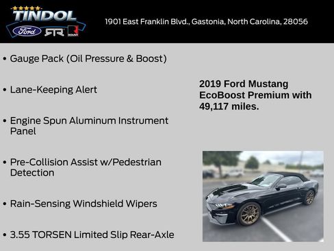 Used 2019 Ford Mustang Premium w/ Ecoboost Performance Package RWD image 20