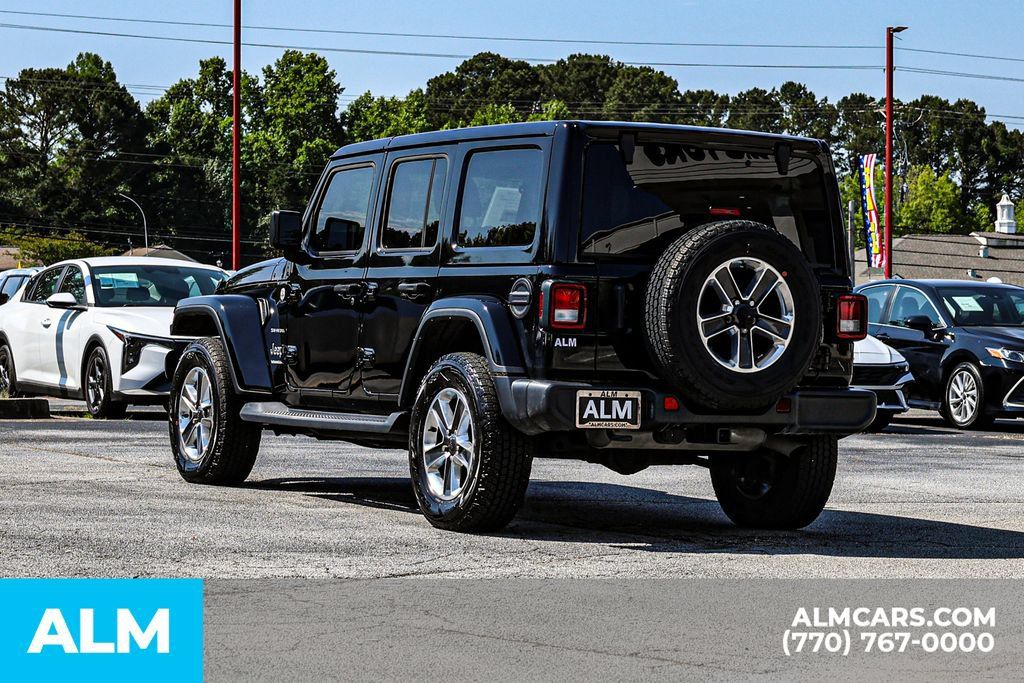 Used 2023 Jeep Wrangler Unlimited Sahara w/ Cold Weather Group AWD/4WD image 6