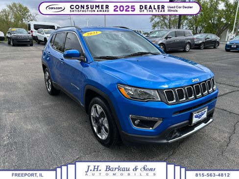 Used 2021 Jeep Compass Limited FWD image 1