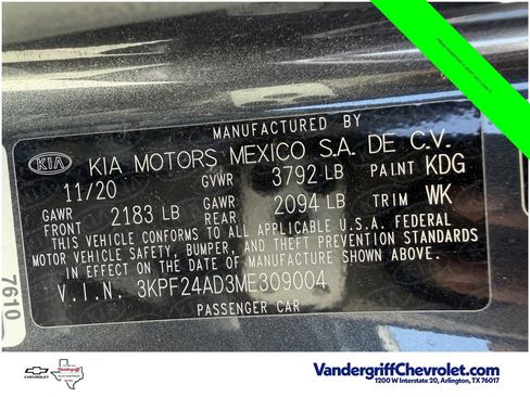 Used 2021 Kia Forte LXS FWD image 28
