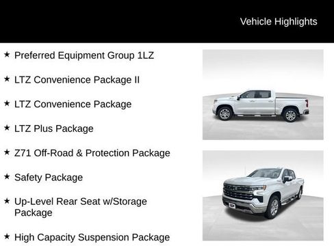 Used 2024 Chevrolet Silverado 1500 LTZ AWD/4WD image 3
