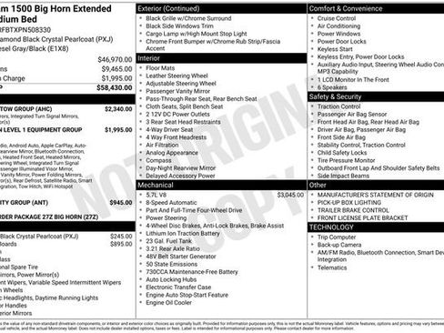 Used 2023 RAM 1500 Big Horn w/ Trailer Tow Group image 3