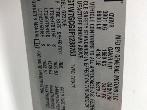 Used 2015 GMC Savana 2500 G2500 image 34