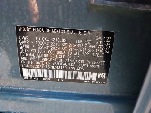 Used 2023 Honda HR-V EX-L image 37