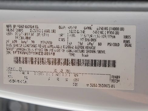 Used 2019 Ford F450 Lariat w/ Lariat Value Package AWD/4WD image 67