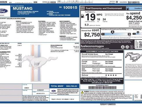 Certified 2025 Ford Mustang GT Premium image 2