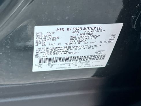 Certified 2022 Ford Explorer ST image 31