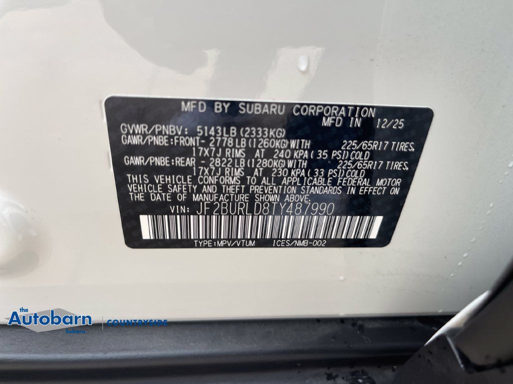 Used 2026 Subaru Outback Wilderness AWD/4WD image 30