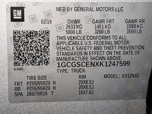 Used 2019 Chevrolet Colorado LT w/ Colorado RST Special Edition image 56