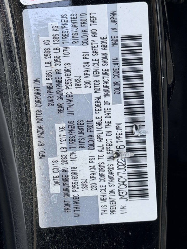 Used 2018 MAZDA CX-9 Touring FWD image 20