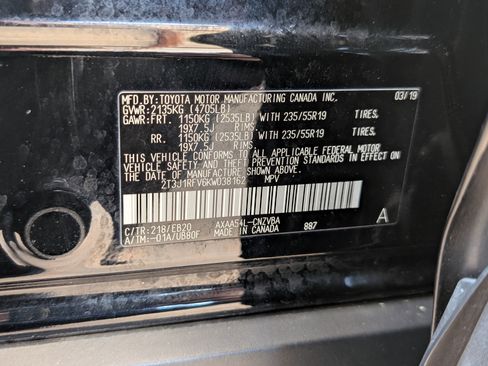 Used 2019 Toyota RAV4 Adventure w/ All Weather Liner Package image 36