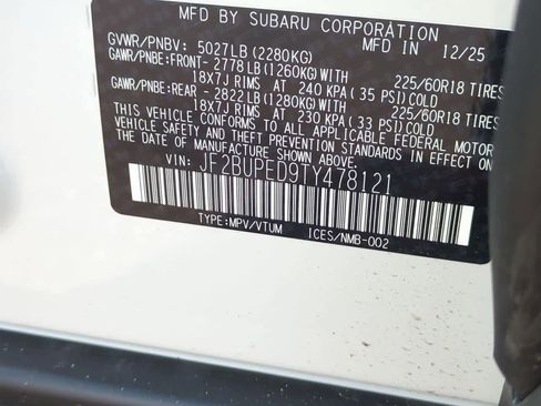 New 2026 Subaru Outback Touring image 44