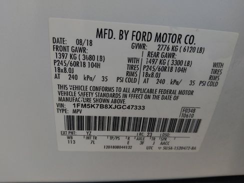 Used 2018 Ford Explorer FWD image 33